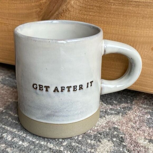 Hearth & Hand (Get After It ) Stoneware Coffee Mug - Picture 1 of 8